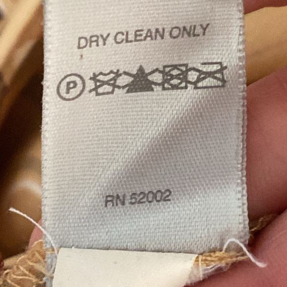 City DKNY Chic Silk Sleeveless Patterned Midi Dress size 16 - Picture 11 of 11